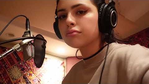 studio footage: vocal arranging "end from the beginning" - Savanna Leigh