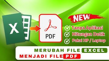 CARA MERUBAH FILE EXCEL KE PDF TANPA APLIKASI |  CONVERT EXCEL TO PDF ONLINE