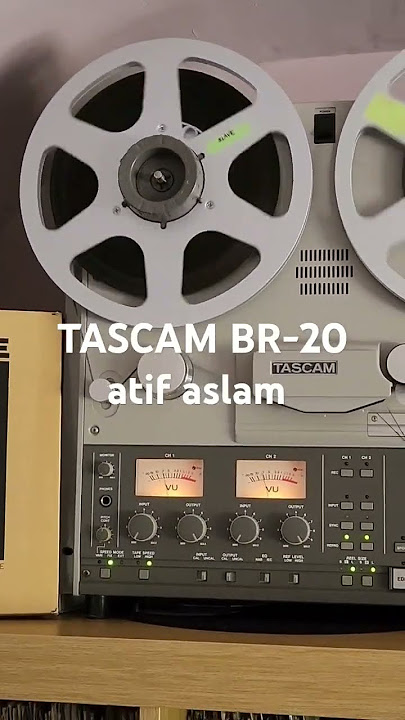 atif aslam & Tascam BR-20 half-track recording.