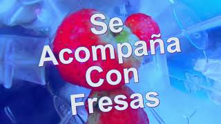 Un sorbo de Agüita Fresca de Crema De Coco Y Fresas 🥥🍓