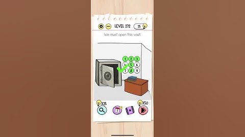 Brain Test Level 272 NEW We must open this vault Answer