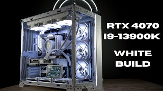 ⚪️ WHITE ⚪️ PC Build | Intel Core i9-13900K | RTX 4070 | Lian Li O11 Dynamic EVO