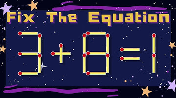 The ULTIMATE "Move One Stick" Challenge! Genius IQ Test #BrainTeaser #braingames #puzzles