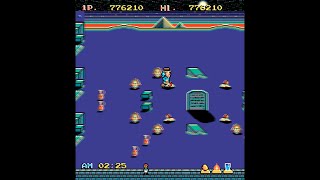 Mysterious Stones - Dr Kick In Adventure Arcade Longplay 1984 Technos Japan Itisa Pcb