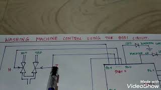 Washing machine control using 8051