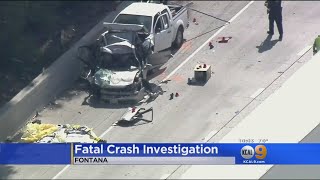 Identities Of Victims, Suspect In Deadly Fontana Crash Identified