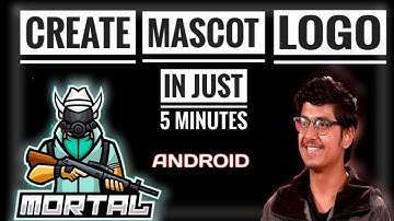 How to make a Mascot Logo like Soul Mortal on Android in just 5 minutes | Technical Rayhan