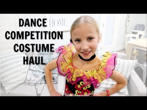 BRIELLE'S DANCE COMPETITION COSTUME HAUL PLUS DANCE Q&A