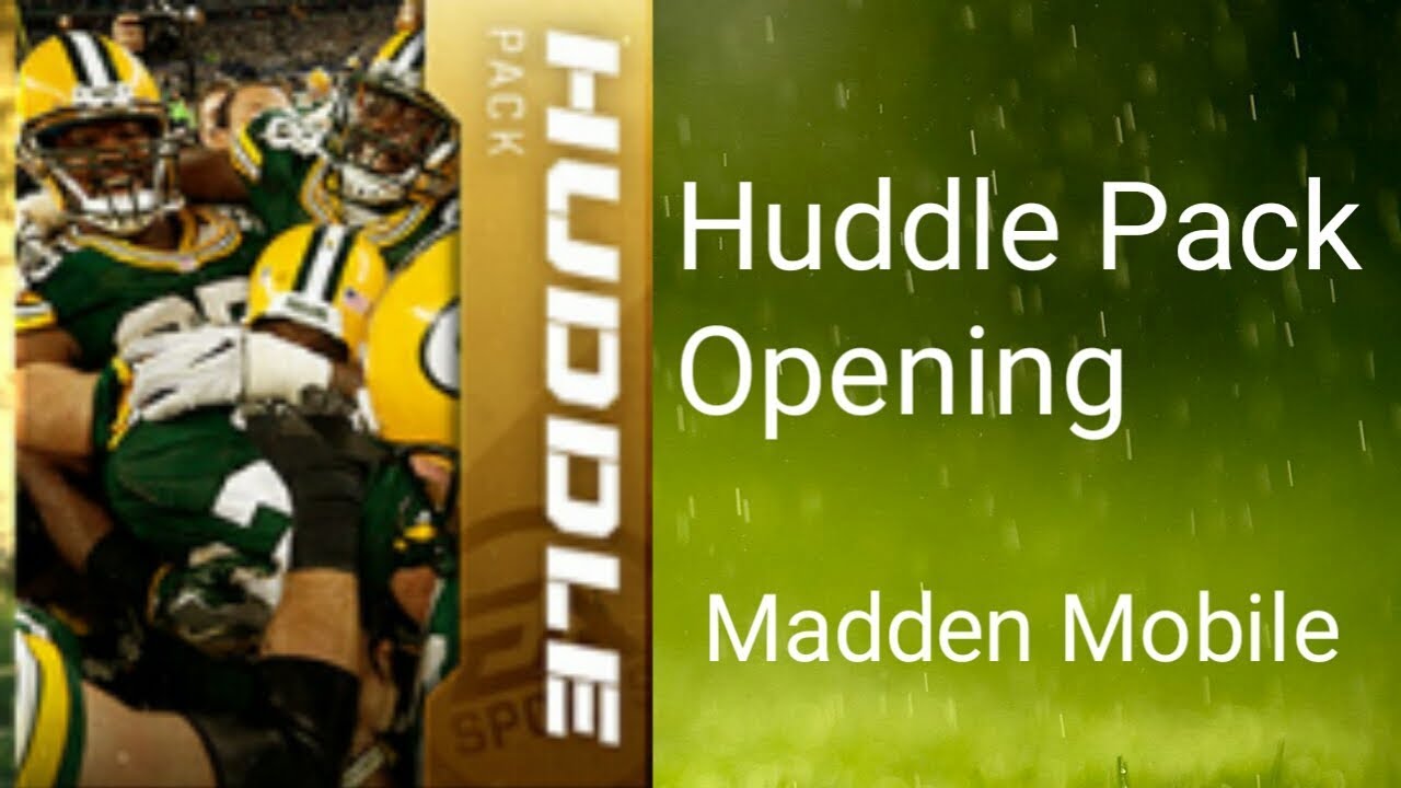 Huddle Pack Opening - Madden Mobile