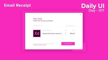 Daily UI - Day 017 - Email Receipt