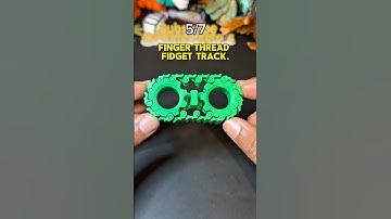 7 Cool 3D-Printed Fidget Gadgets in 60 Seconds #3dprinting #fidgettoys #satisfying