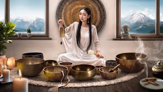 Tibetan Curative Sound Healing Meditation Music for Positive Energy Relax Mind Body Deep Calm Relief