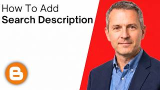 How To Add Search Description On Blogger
