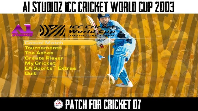 A1 Studioz | ICC Cricket World Cup 2003 Patch For Cricket 07.