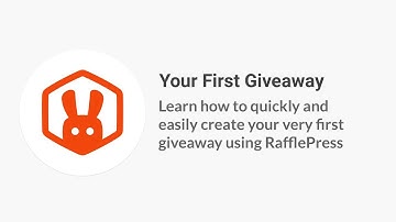 How to Create Your First Giveaway with RafflePress