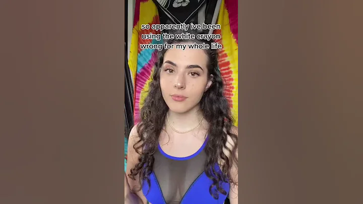 how to ✨properly✨ use the white crayon #shorts