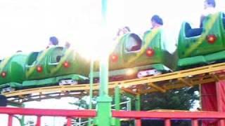 Nellie Bly Amusement Park In Coney Island Brooklyn New York Caterpillar TL*3 Roller Coaster Ride