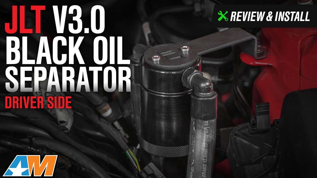 performance parts bmw 2015-2017 Mustang EcoBoost JLT V3.0 Black Oil Separator Review & Install