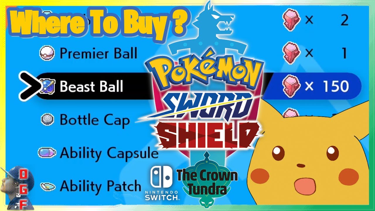 How To Purchase Beast Balls In Pokémon: Crown Tundra DLC