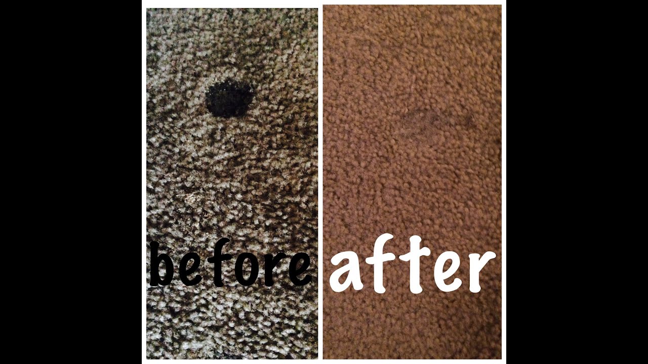 How to fix burn holes in carpet!