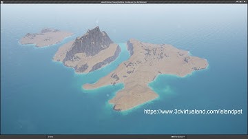 Unreal Engine 4.26 Island Patterns 8k Rivers