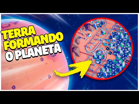 INCRIVEL GAME DE TERRAFORMAR PLANETAS (Factorio + Surviving Mars)