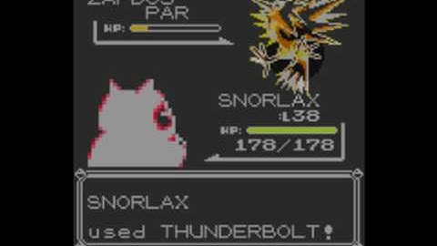 Pokemon Yellow Boss 20 - Zapdos