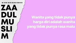 Wanita harus punya sifat malu | Zaadul Muslim #10