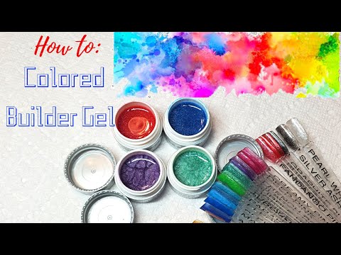 Custom Color Builder Gel | Mixing Builder Gel with Pigment