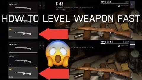 HOW TO LEVEL UP WEAPONS FAST Under 3 Hours in Vanguard Zombies