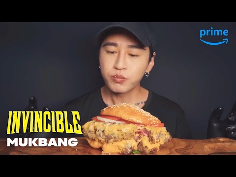 Invincible ASMR Mukbang with Zach Choi | Prime Video