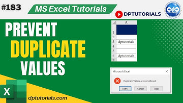 ✅ How to Prevent Duplicate Entries in Excel | Data Validation Trick