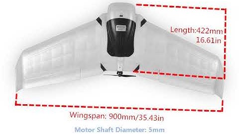 ZOHD Orbit 900mm EPP AIO HD FPV Flying Wing RC Airplane PNP With Gyro