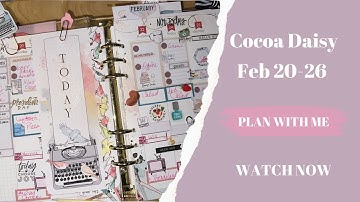 PLAN WITH ME using COCOA DAISY pages