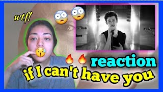 SHAWN MENDES - IF I CAN&#39;T HAVE YOU (OFFICIAL MUSIC VIDEO) REACTION