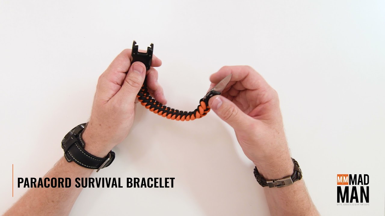 Paracord Survival Bracelet for Men Military Paracord Bracelet Rope Bracelet  Boyfriend Bracelet Climbing Bracelet 