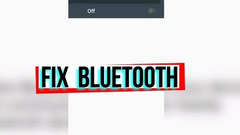 How to fix Bluetooth bug in any custom rom