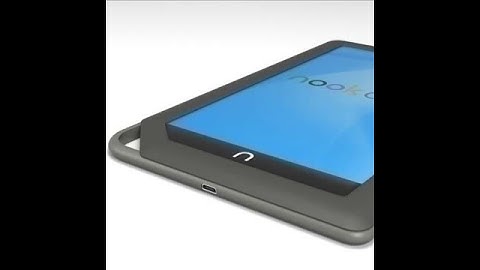 3D Model Barnes And Noble Nook Color Review