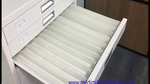 Microscope slide storage cabinet