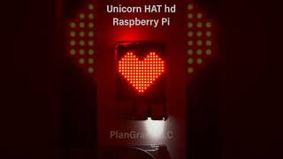Midnight Unicorn HAT hd & Raspberry Pi 3B #maker #raspberrypi  #DIY