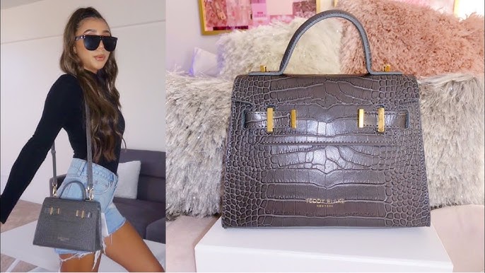 TEDDY BLAKE NEW YORK ♡ AFFORDABLE LUXURY BAGS  AVA GOLD 11 UNBOXING +  REVIEW + MOD SHOTS 
