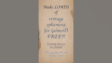 Vintage Ephemera FREE!!  #shorts