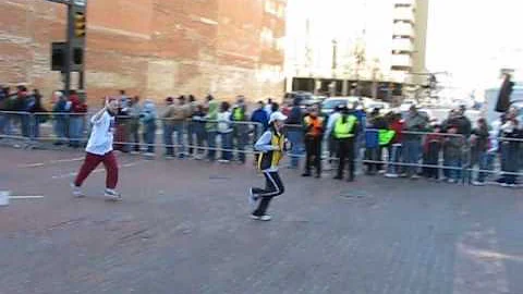 Daniel Sneed Finishing Half Marathon