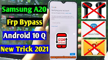 Samsung A20 Frp Bypass 2021 New Trick Without PC | Gsmsoftwares | Learn Software