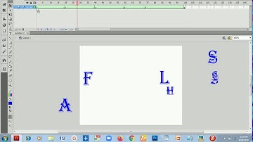 how to create simple text animation flash