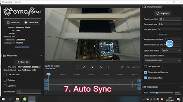 Tutorial Gyroflow RC5 Hawkeye 4K split V4 FPV  CAM built in gyroflow