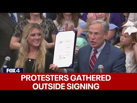 Gov. Abbott holds signing for 'Save Women's Sports Act'