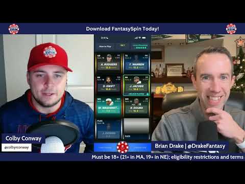 FantasySpin Week 14 NFL with Brian Drake!