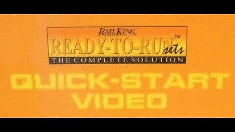 MTH RailKing Quick Start Video