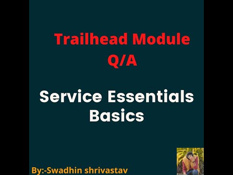 Service Essentials Basics